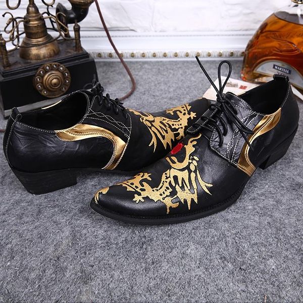 dress shoes italian style fashion men's genuine leather embroidery oxfords black pointed business casual chaussure homme
dress shoes italian style fashion men's genuine leather embroidery oxfords black pointed business casual chaussure homme