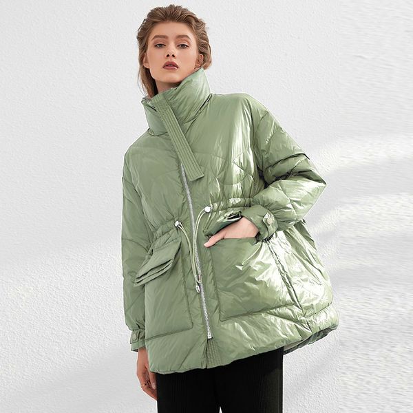 pure winter lightweight down jacket women thick batwing long sleeve loose doudoune pocket ultra light duck down, Black
pure winter lightweight down jacket women thick batwing long sleeve loose doudoune pocket ultra light duck down, Black