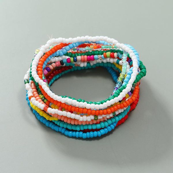 beaded, strands 7 pcs/set simple multicolor handmade elastic seeds beaded bracelets set for women colorful jewelry personality party gift, Black
beaded, strands 7 pcs/set simple multicolor handmade elastic seeds beaded bracelets set for women colorful jewelry personality party gift, Black