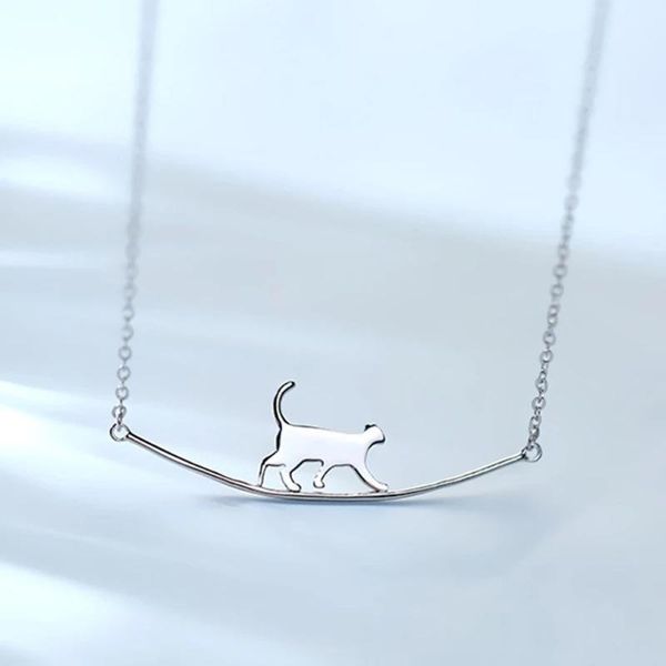 chains simple fashion personality creative design beautiful lovely cat pendant necklace women adorn article, Silver
chains simple fashion personality creative design beautiful lovely cat pendant necklace women adorn article, Silver