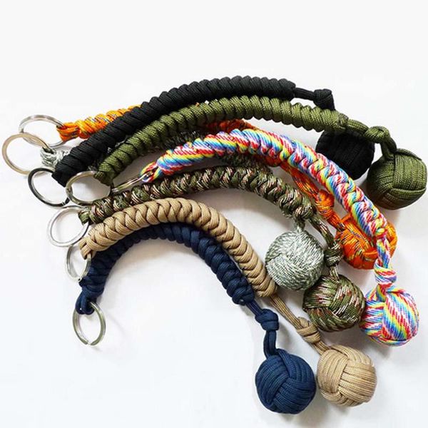 outdoor multicolor security protecting monkey fist steel ball bearing self defense lanyard survival key chain climbing key chain
outdoor multicolor security protecting monkey fist steel ball bearing self defense lanyard survival key chain climbing key chain