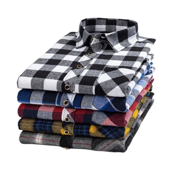 men's casual shirts 2021 plaid flannel shirt long sleeve chest pocket design fashion print button, White;black
men's casual shirts 2021 plaid flannel shirt long sleeve chest pocket design fashion print button, White;black