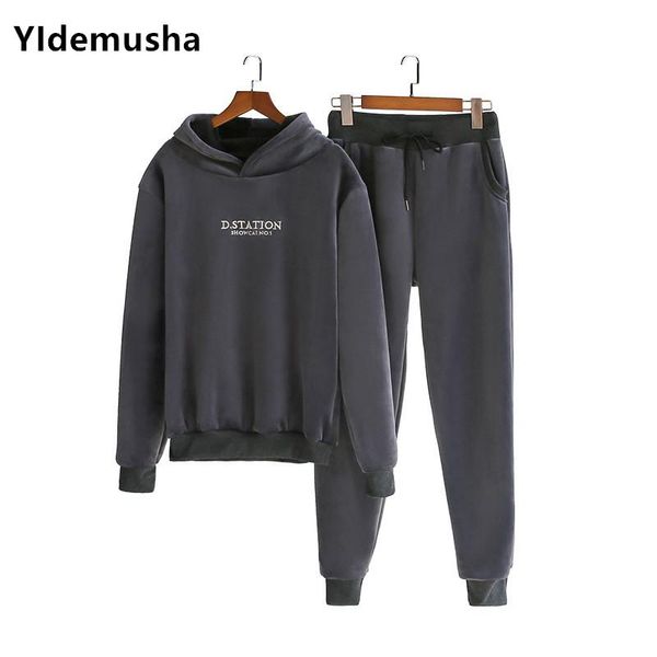 women's two piece pants tracksuits women pieces set hooded soft sweatshirt solid color hoodie suits autumn winter warm plush casual out, White
women's two piece pants tracksuits women pieces set hooded soft sweatshirt solid color hoodie suits autumn winter warm plush casual out, White