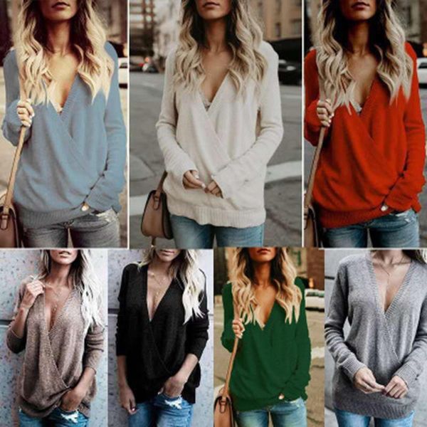 women's sweaters woolen long-sleeved big v-neck t-shirt ladies loose pullover sweater, White;black
women's sweaters woolen long-sleeved big v-neck t-shirt ladies loose pullover sweater, White;black