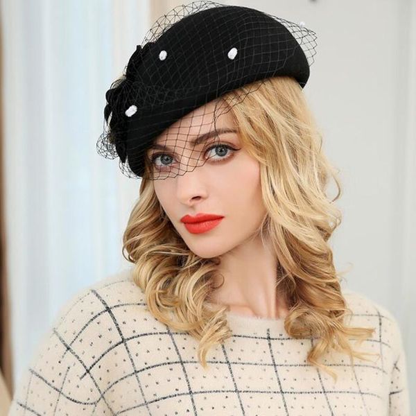stingy brim hats fedoras hat female autumn winter korean version fedora ladies fashionable flower yarn wool cap women elegant warm h6826, Blue;gray
stingy brim hats fedoras hat female autumn winter korean version fedora ladies fashionable flower yarn wool cap women elegant warm h6826, Blue;gray