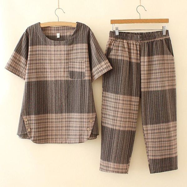 women's two piece pants woman pant suits casual plaid set summer printing women sets pullover and loose sportswear jogging femme 2021, White
women's two piece pants woman pant suits casual plaid set summer printing women sets pullover and loose sportswear jogging femme 2021, White