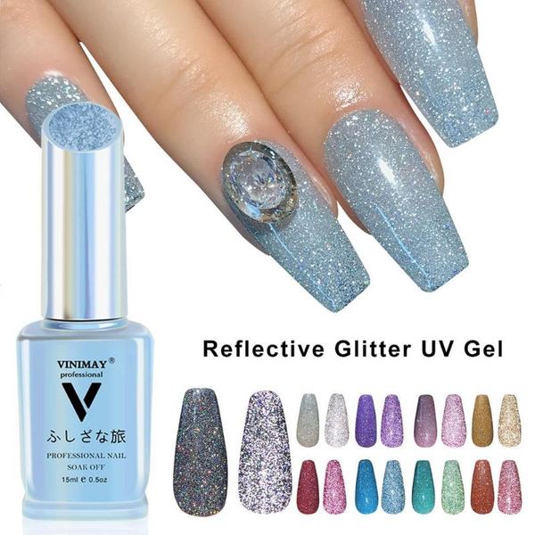 nail gel 15ml reflective glitter polish silver shining auroras holographics effect soak off uv varnish art design, Red;pink
nail gel 15ml reflective glitter polish silver shining auroras holographics effect soak off uv varnish art design, Red;pink