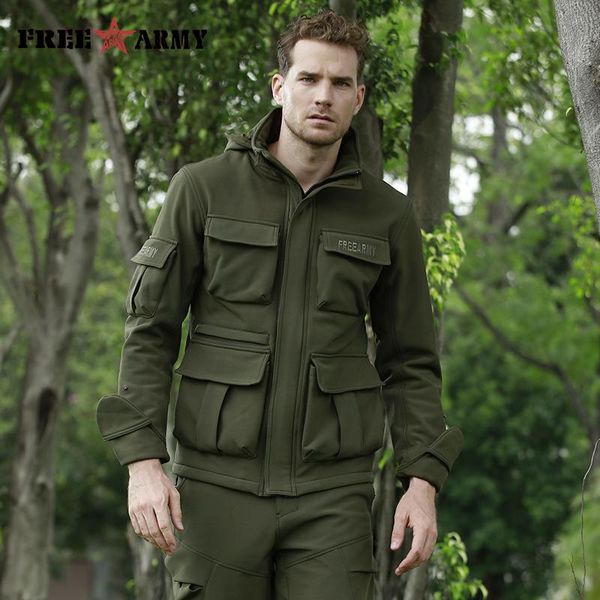 men's jackets rmy hooded outdoor jacket windproof waterproof turn-down collar outerwear coats male clothes military pockets, Black;brown
men's jackets rmy hooded outdoor jacket windproof waterproof turn-down collar outerwear coats male clothes military pockets, Black;brown