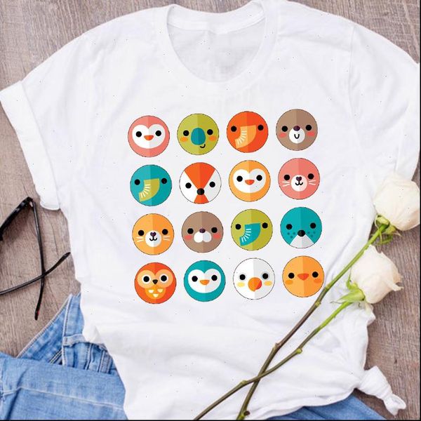 women graphic animal face funny cartoon printing short sleeve clothing 90s clothes lady tees female t shirt womens t shirt, White
women graphic animal face funny cartoon printing short sleeve clothing 90s clothes lady tees female t shirt womens t shirt, White