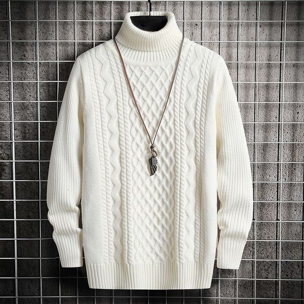 men's sweaters tall black turtleneck sweater with thick mesh pull homme winter men's fashion pullovers solid streetwear man's, White;black
men's sweaters tall black turtleneck sweater with thick mesh pull homme winter men's fashion pullovers solid streetwear man's, White;black