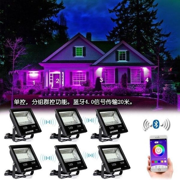 floodlights 6pcs /lot led flood lamp 30w smart bluetooth app control rgbw 16 colorful changable dimming waterproof ip66 outdoor lighting
floodlights 6pcs /lot led flood lamp 30w smart bluetooth app control rgbw 16 colorful changable dimming waterproof ip66 outdoor lighting