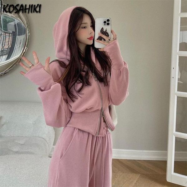 women's two piece pants kosahiki autumn fashion suit female cropped hoodies jacket high waist wide-leg casual two-piece set korean tren, White
women's two piece pants kosahiki autumn fashion suit female cropped hoodies jacket high waist wide-leg casual two-piece set korean tren, White