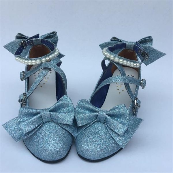 pearl bowknot sweet loli girls kawaii tea beautiful japanese party anime lolita women's shoes harujuku cosplay heels 37rx, Black
pearl bowknot sweet loli girls kawaii tea beautiful japanese party anime lolita women's shoes harujuku cosplay heels 37rx, Black