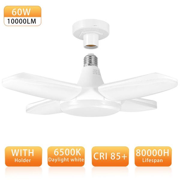 bulbs led garage light 60w 10000lm deformable folding adjustable 4 leaf lamp with holder lamps industrial e26/e27
bulbs led garage light 60w 10000lm deformable folding adjustable 4 leaf lamp with holder lamps industrial e26/e27