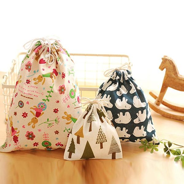 storage bags drawstring cotton linen bag cartoon animals printed line pouches party gifts
storage bags drawstring cotton linen bag cartoon animals printed line pouches party gifts