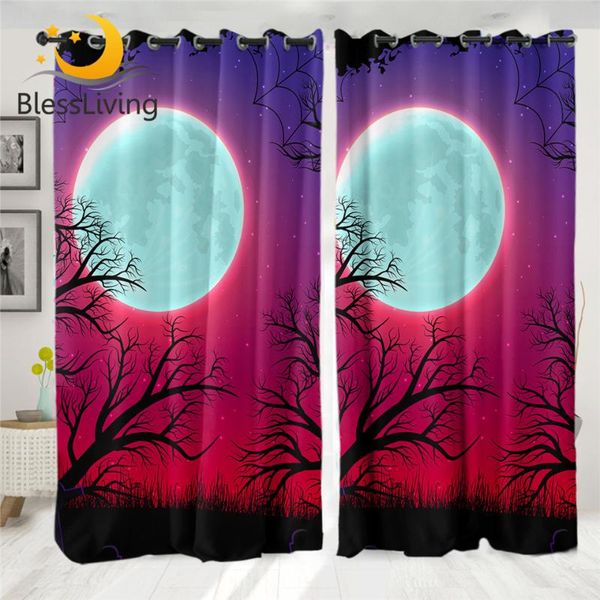 curtain & drapes blessliving bright moon for living room 3d print blackout night sky purple red window treatment 1-piece 
curtain & drapes blessliving bright moon for living room 3d print blackout night sky purple red window treatment 1-piece