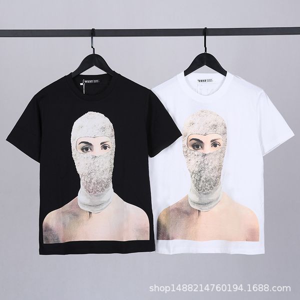 fashion brand new youth style cotton short sleeve lovers t-shirt masked round neck pullover loose men's shirt, White
fashion brand new youth style cotton short sleeve lovers t-shirt masked round neck pullover loose men's shirt, White