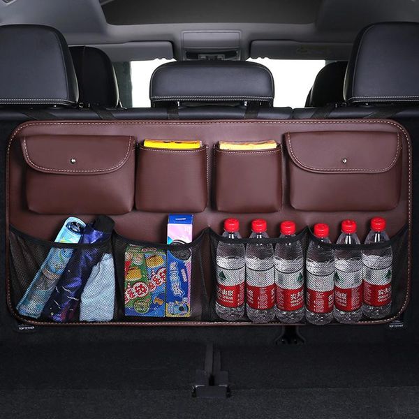 car organizer o shi pu leather rear seat back storage bag multi-use trunk auto stowing tidying interior accessories
car organizer o shi pu leather rear seat back storage bag multi-use trunk auto stowing tidying interior accessories