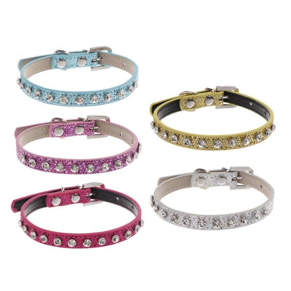 cat collars & leads 1pc crystal diamond rhinestone collar personalized soft bling puppy small pet strap buckle neck chain
cat collars & leads 1pc crystal diamond rhinestone collar personalized soft bling puppy small pet strap buckle neck chain