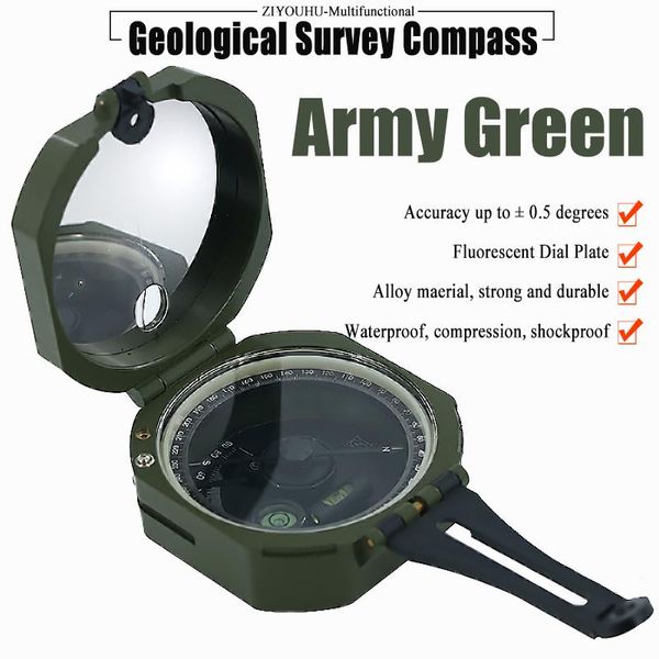 outdoor gadgets geological multifunctional metal compass- lensatic, fluorescent, waterproof and shakeproof for exploration
outdoor gadgets geological multifunctional metal compass- lensatic, fluorescent, waterproof and shakeproof for exploration