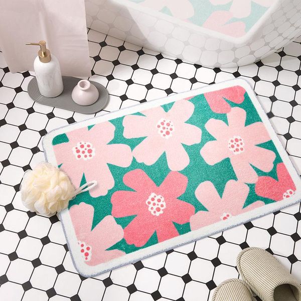 carpets household simple flower bathroom plush absorbent floor mats non-slip toilet door kitchen rug
carpets household simple flower bathroom plush absorbent floor mats non-slip toilet door kitchen rug