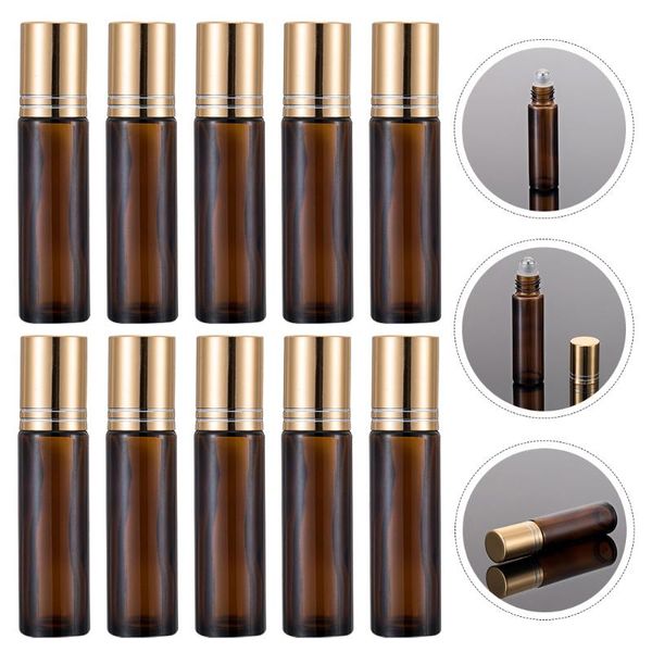 storage bottles & jars 10pcs small roll-on essential oil bottle empty sub-packing glass
storage bottles & jars 10pcs small roll-on essential oil bottle empty sub-packing glass