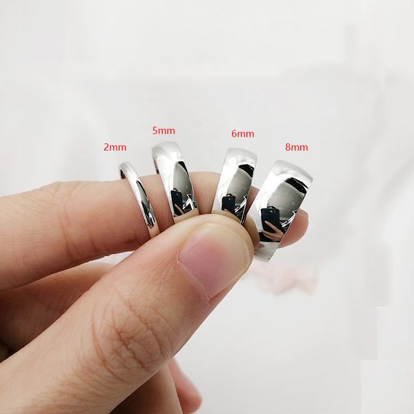 nuncad stainless steel simple ring men and women 2mm 5mm 6mm 8mm wedding ring aaa quality, Silver
nuncad stainless steel simple ring men and women 2mm 5mm 6mm 8mm wedding ring aaa quality, Silver