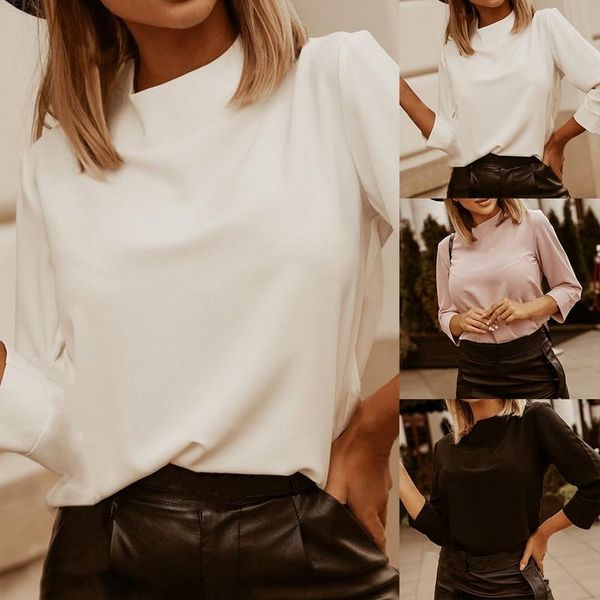 women's blouses & shirts fashion women long sleeve female o neck white blouse shirt ladies loose solid chic casual cotton
women's blouses & shirts fashion women long sleeve female o neck white blouse shirt ladies loose solid chic casual cotton