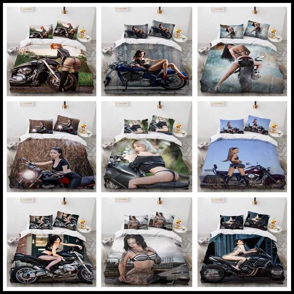 bedding sets set 3d motorcycle beauty girl printed duvet cover with pillowcases king size comforter bed linen 2/3pcs
bedding sets set 3d motorcycle beauty girl printed duvet cover with pillowcases king size comforter bed linen 2/3pcs