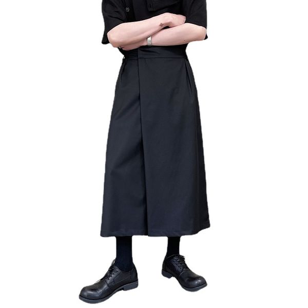 men's pants men japan harajuku streetwear vintage loose casual wide leg kimono male chic fashion skirt pant trousers hqpf, Black
men's pants men japan harajuku streetwear vintage loose casual wide leg kimono male chic fashion skirt pant trousers hqpf, Black