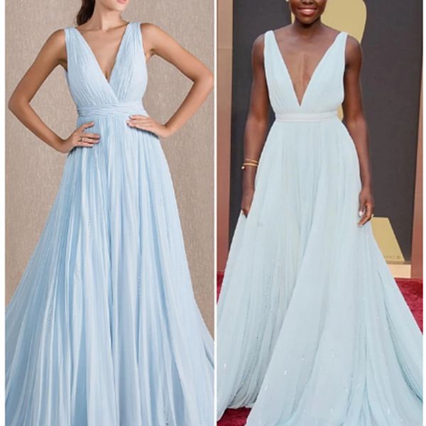 2021 new sky blue a-line elegant formal evening blackless gala v neck sleeveless train prom party gowns vestidos de noiva p464, Black;red
2021 new sky blue a-line elegant formal evening blackless gala v neck sleeveless train prom party gowns vestidos de noiva p464, Black;red