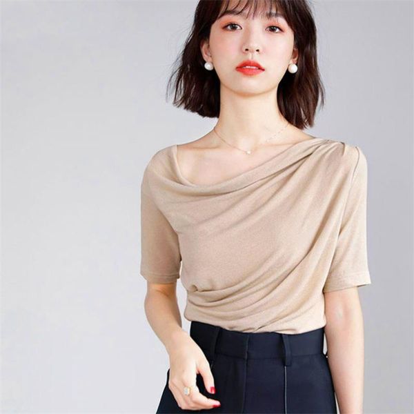 women's t-shirt women 2021 summer 95% cotton shirt autumn casual woman lady solid half sleeve plus size -7xl 11 colors khaki elegant, White
women's t-shirt women 2021 summer 95% cotton shirt autumn casual woman lady solid half sleeve plus size -7xl 11 colors khaki elegant, White