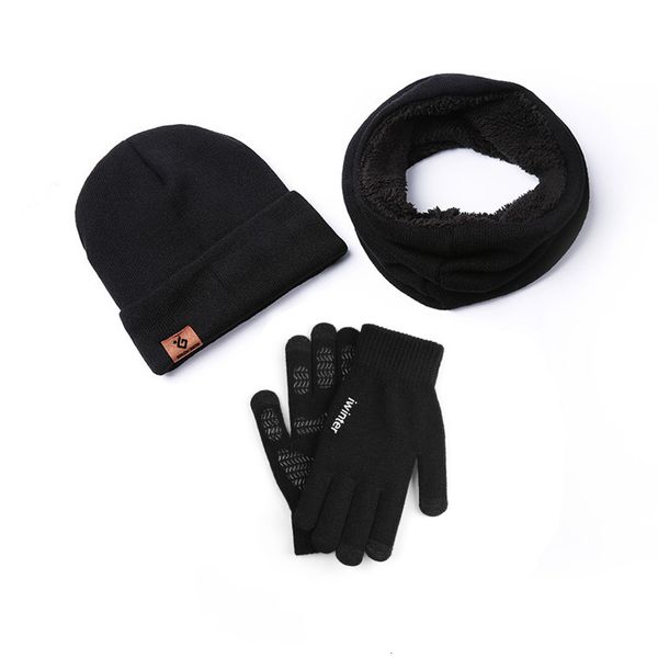warm 3 pieces per set men women winter gloves scarf hats thick windproof sets male beanies gloves for touchscreen anti slip gift lj201225, Blue;gray
warm 3 pieces per set men women winter gloves scarf hats thick windproof sets male beanies gloves for touchscreen anti slip gift lj201225, Blue;gray