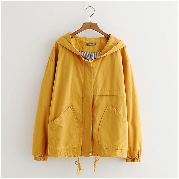 women's jackets harajuku autumn black jacket women overcoat korean big size hooded short coat yellow long sleeve outerwear female, Black;brown
women's jackets harajuku autumn black jacket women overcoat korean big size hooded short coat yellow long sleeve outerwear female, Black;brown