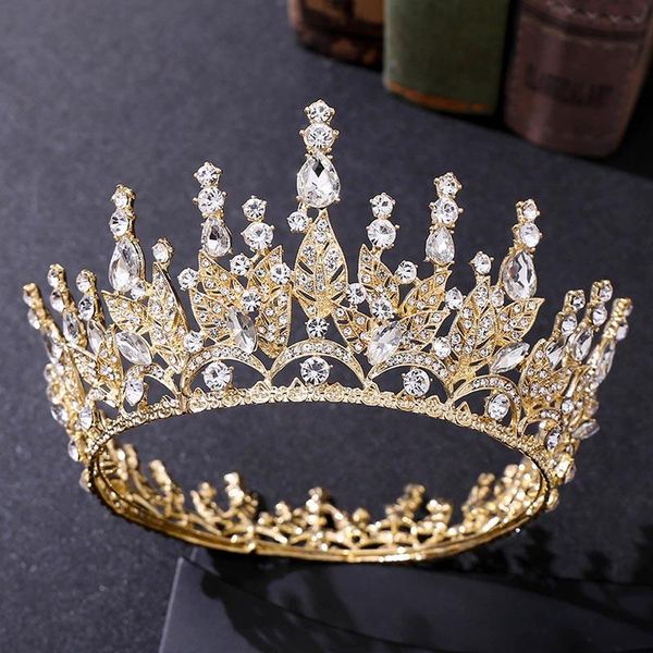 hair clips & barrettes gold color metal bling crystal leaf round tiaras and crowns de noiva headbands for women bride wedding accessories fo, Golden;silver
hair clips & barrettes gold color metal bling crystal leaf round tiaras and crowns de noiva headbands for women bride wedding accessories fo, Golden;silver