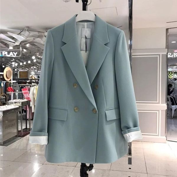 women's suits & blazers spring and autumn 2021 net red blazer coat small korean fashion temperament dai green leisure suit, White;black
women's suits & blazers spring and autumn 2021 net red blazer coat small korean fashion temperament dai green leisure suit, White;black