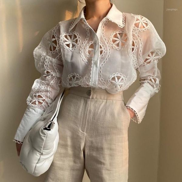 women's blouses & shirts 2021 spring plus size lace white blouse women hollow out floral embroidery shirt see through long
women's blouses & shirts 2021 spring plus size lace white blouse women hollow out floral embroidery shirt see through long