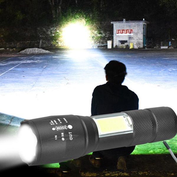built-in battery multifunctional led usb rechargeable t6+cob torch zoom 4modes light
built-in battery multifunctional led usb rechargeable t6+cob torch zoom 4modes light