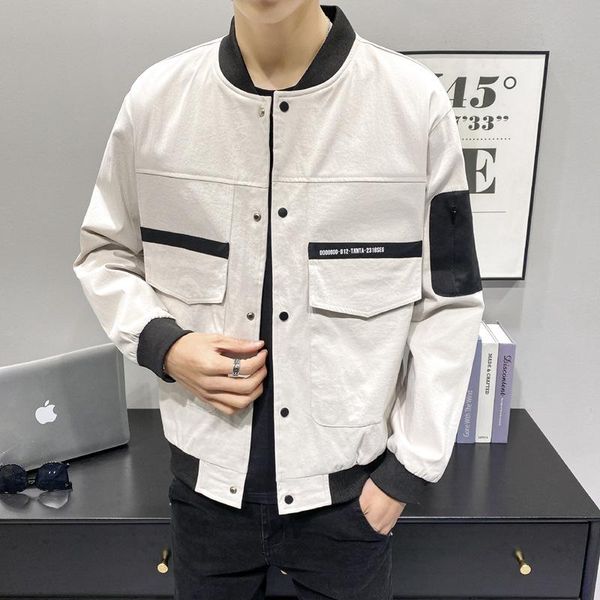 men's jackets 2021 spring and autumn fashion jacket trend large size casual color street clothing male, Black;brown
men's jackets 2021 spring and autumn fashion jacket trend large size casual color street clothing male, Black;brown