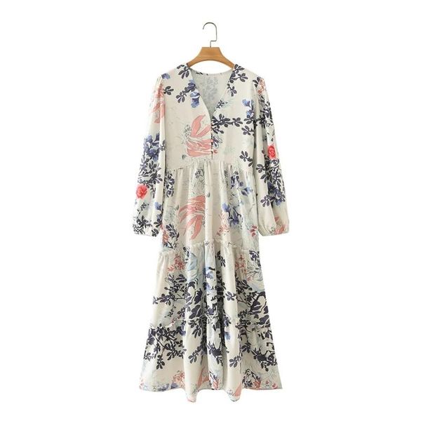 casual dresses women flower printing tiered ruffle midi dress female long sleeve clothes lady loose vestido d8330, Black;gray
casual dresses women flower printing tiered ruffle midi dress female long sleeve clothes lady loose vestido d8330, Black;gray