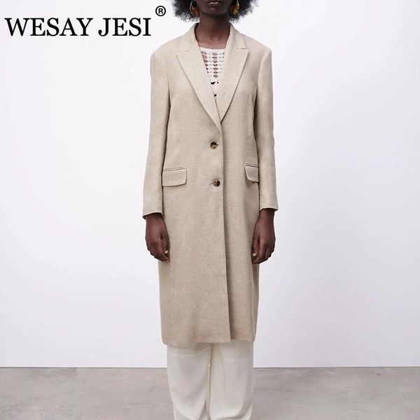 women's suits & blazers wesay jesi autumn winter women solid blazer jacket vintage long sleeve notched coat pockets female outerwear ca, White;black
women's suits & blazers wesay jesi autumn winter women solid blazer jacket vintage long sleeve notched coat pockets female outerwear ca, White;black