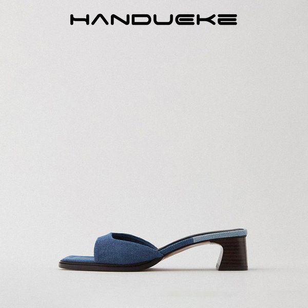 women's sandals 2021 summer ladies square toe slippers ladies denim thick heels girls beach slippers women shoes, Black
women's sandals 2021 summer ladies square toe slippers ladies denim thick heels girls beach slippers women shoes, Black