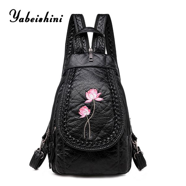 women leather backpacks lotus backpacks 100% pure sheepskin female travel backpack school bag for teenage girls mochila feminina 210303
women leather backpacks lotus backpacks 100% pure sheepskin female travel backpack school bag for teenage girls mochila feminina 210303