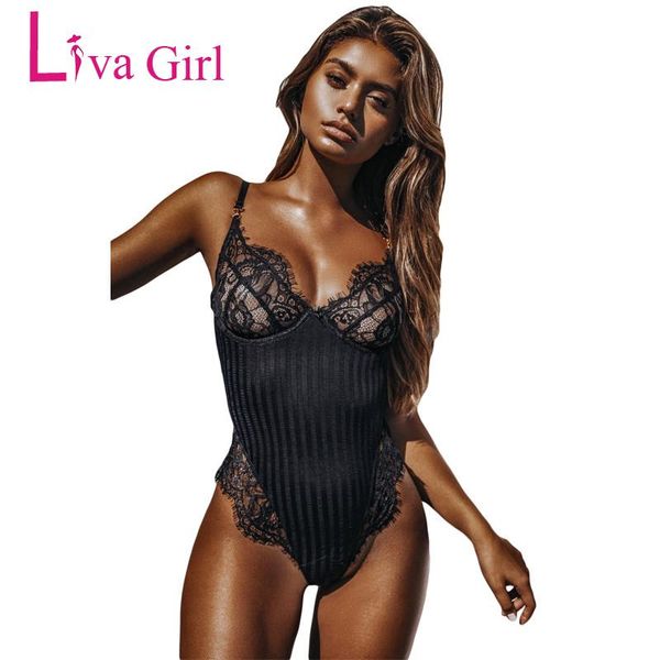 women's jumpsuits & rompers liva girl lace bodysuits solid body romper 2021 women backless v neck overalls feminino beach summer pl, Black;white
women's jumpsuits & rompers liva girl lace bodysuits solid body romper 2021 women backless v neck overalls feminino beach summer pl, Black;white