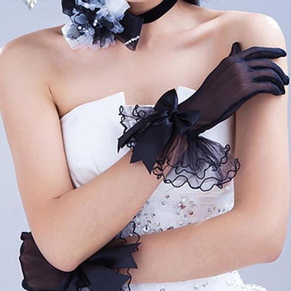 bridal gloves perfectlifeoh black wedding party evening graduation wrist short high quality, White
bridal gloves perfectlifeoh black wedding party evening graduation wrist short high quality, White