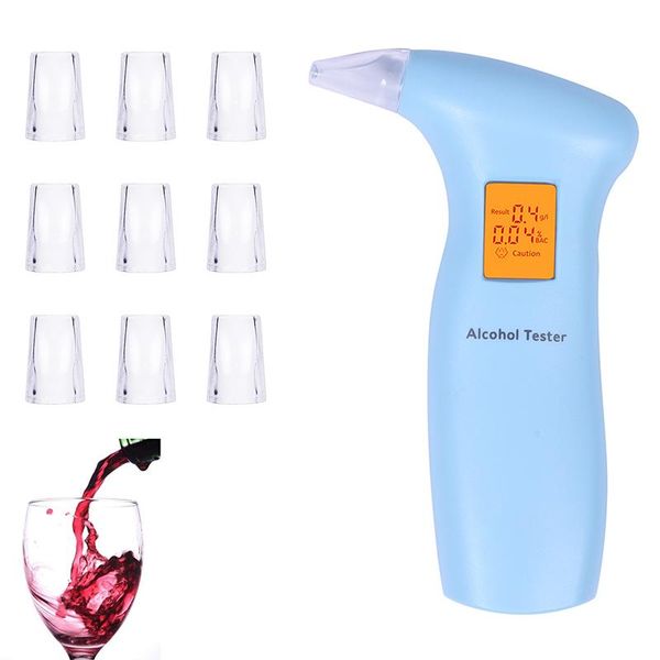 alcoholism test lamjad 2021 portable breath alcohol tester with 10 mouthpieces, professional backlight lcd screen ,blue
alcoholism test lamjad 2021 portable breath alcohol tester with 10 mouthpieces, professional backlight lcd screen ,blue
