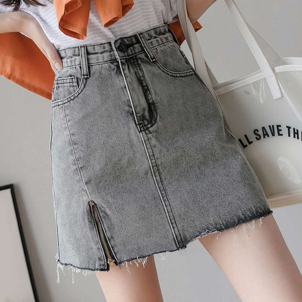 hip hop spring 2021 new and summer style high waist in split denim skirt for women k, Blue
hip hop spring 2021 new and summer style high waist in split denim skirt for women k, Blue