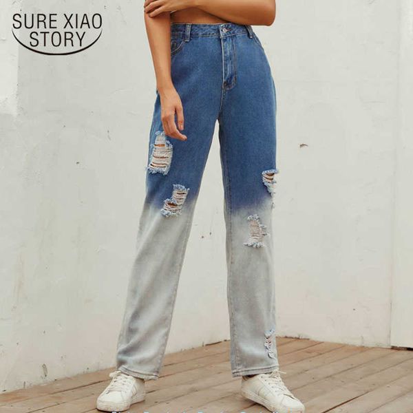 vintage holes high waist straight jeans pant for women streetwear loose female denim jeans zipper ladies jeans pantalon 10521 210528, Blue
vintage holes high waist straight jeans pant for women streetwear loose female denim jeans zipper ladies jeans pantalon 10521 210528, Blue