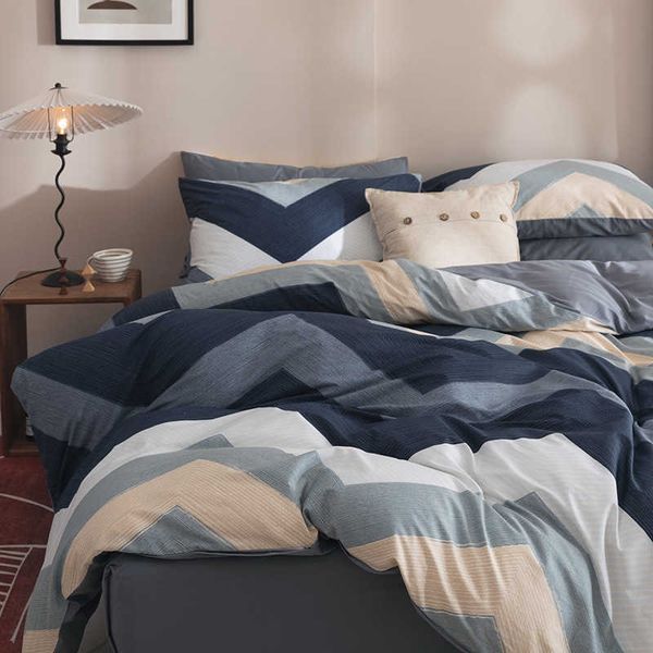 40 thread count four piece set cotton printed nordic quilt cover bed sheet simple student kit bedding
40 thread count four piece set cotton printed nordic quilt cover bed sheet simple student kit bedding
