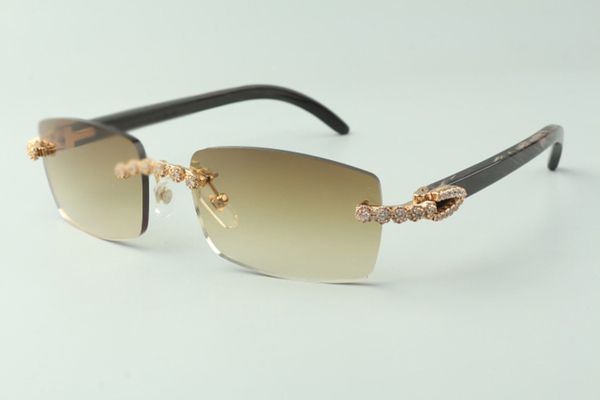 2021 exquisite bouquet diamond sunglasses 3524012 with natural black textrued buffalo horn glasses lens 3.0 thickness,size: 18-140 mm, White;black
2021 exquisite bouquet diamond sunglasses 3524012 with natural black textrued buffalo horn glasses lens 3.0 thickness,size: 18-140 mm, White;black